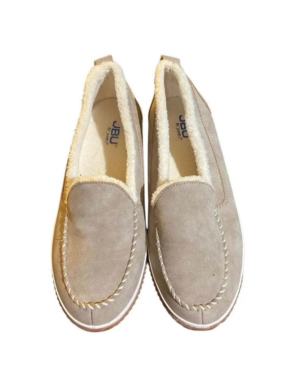 Jambu women’s Torino memory foam slip on moccasin loafers, 8.5.